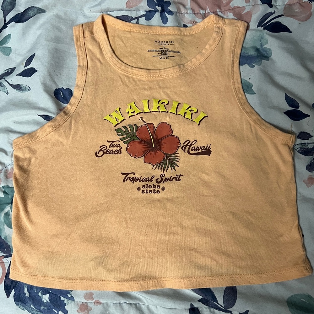 Cropped tank top